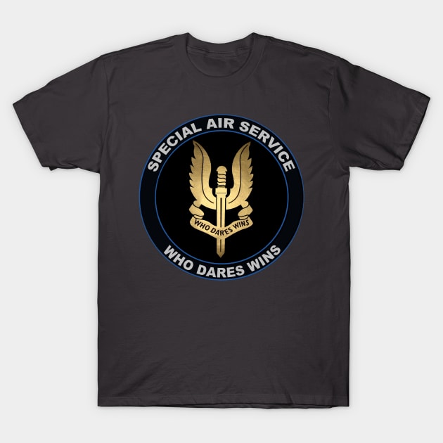 British SAS Shield T-Shirt by Spacestuffplus